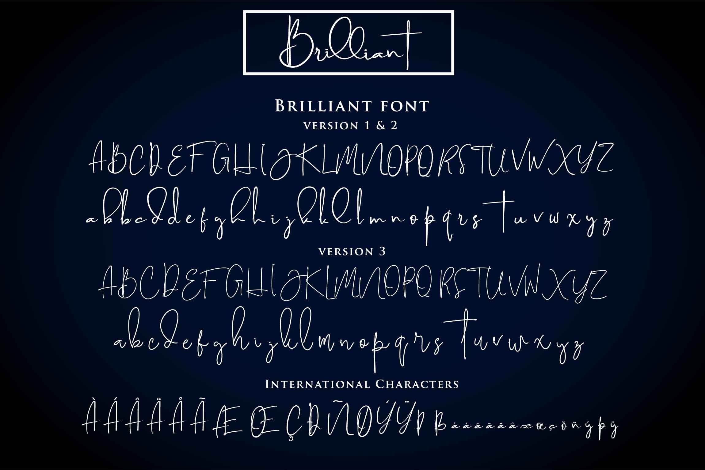 Brilliant Free Script Font 03