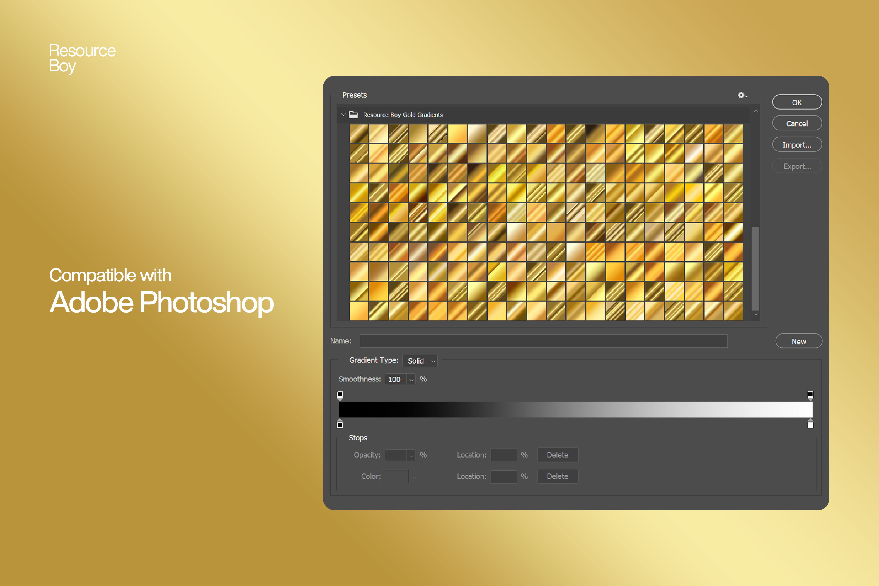 gold gradient for photoshop free download